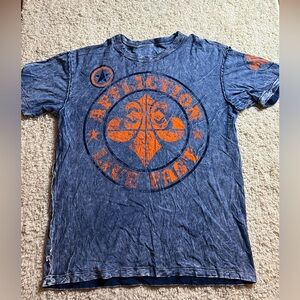 Men’s Size XL Affliction Reversible Graphic Tee